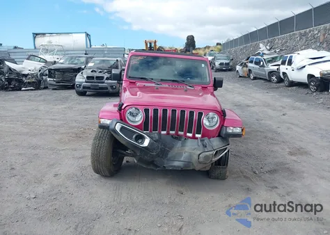 2021 Jeep Wrangler Unlimited Sahara 4X4 from USA, damaged, VIN 1C4HJXEG1MW853850